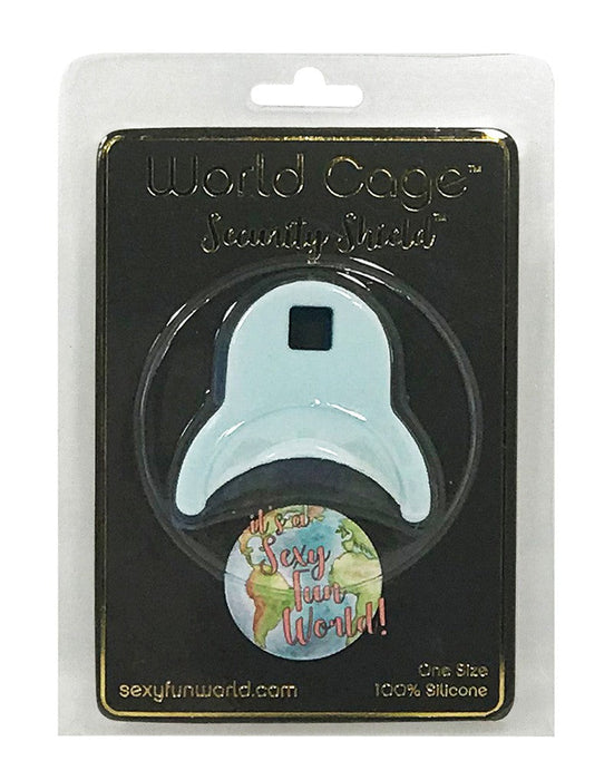 World Cage - Kuisheidskooi Siliconen Anti-terugtrek-schildje-Laced-up.nl