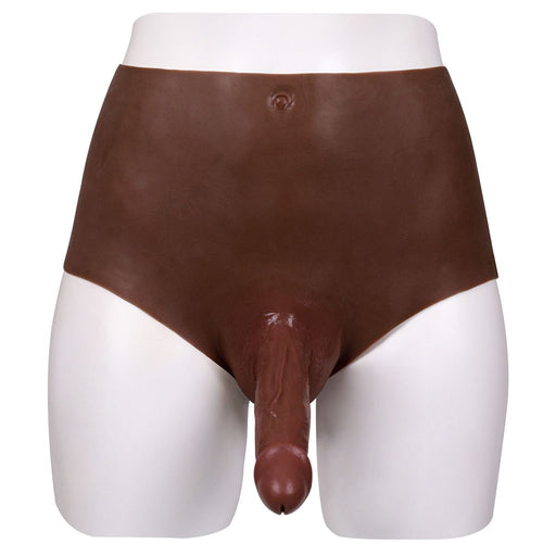 XX-DreamToys - Bodysuit - Female to Male - Drag - Ultra Realistisch Onderlichaam met Penis - Bruin-Laced-up.nl