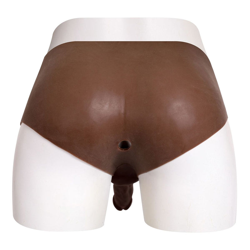 XX-DreamToys - Bodysuit - Female to Male - Drag - Ultra Realistisch Onderlichaam met Penis - Bruin-Laced-up.nl