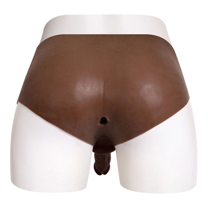 XX-DreamToys - Bodysuit - Female to Male - Drag - Ultra Realistisch Onderlichaam met Penis - Bruin-Laced-up.nl