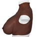 XX-DreamToys - Ultra Realistische Bodysuit - Drag - Bovenlijf Met Borsten - Bruin-Laced-up.nl