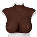 XX-DreamToys - Ultra Realistische Bodysuit - Drag - Bovenlijf Met Borsten - Bruin-Laced-up.nl