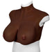 XX-DreamToys - Ultra Realistische Bodysuit - Drag - Bovenlijf Met Borsten - Bruin-Laced-up.nl
