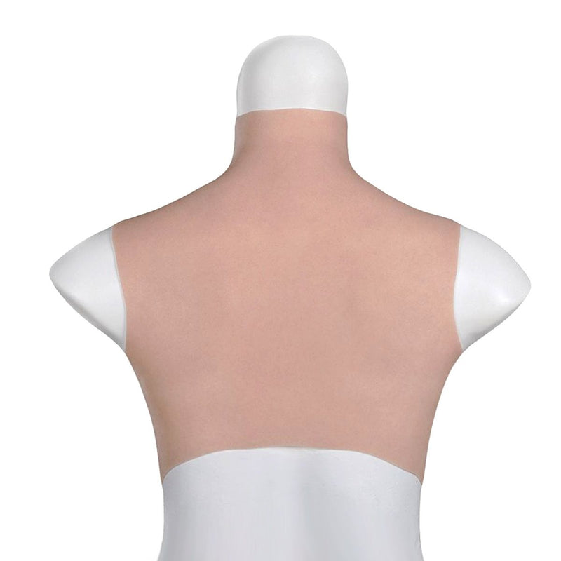 XX-DreamToys - Ultra Realistische Bodysuit - Male to Female - Vrouwentorso Met Borsten - Lichte Huidskleur-Erotiekvoordeel.nl