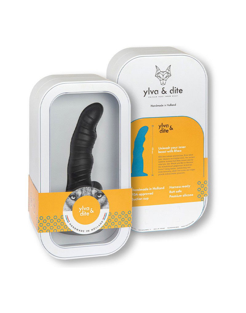 Ylva & Dite - Dildo Kajsa - Metallic Blauw-Erotiekvoordeel.nl