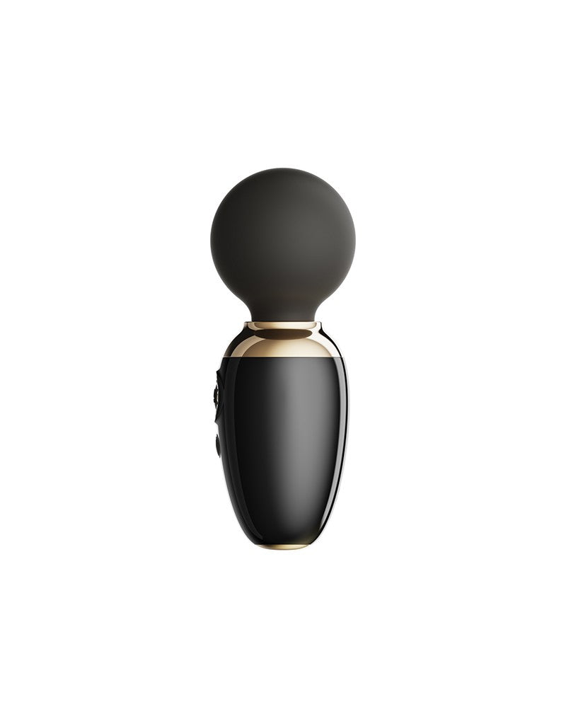 Zalo - Ava - Verwarmende Mini Wand Vibrator met App Bediening - Zwart-Erotiekvoordeel.nl