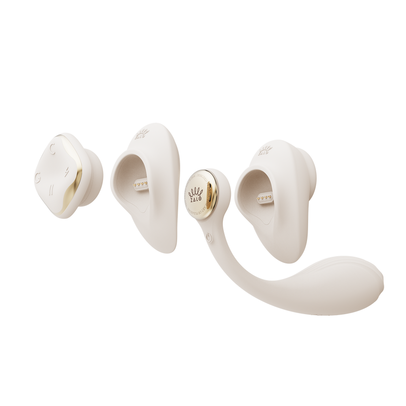 ZALO - Deya - Hands-free Vibrator - Modulair Kliksysteem - Ivoorwit-Erotiekvoordeel.nl