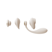 ZALO - Deya - Hands-free Vibrator - Modulair Kliksysteem - Ivoorwit-Erotiekvoordeel.nl