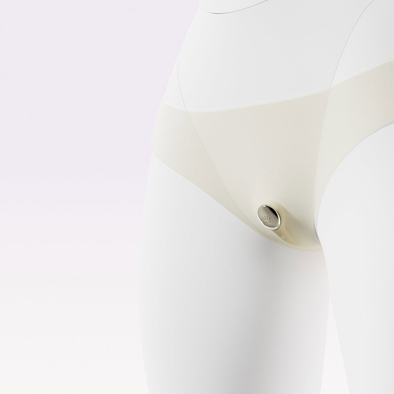 ZALO - Deya - Hands-free Vibrator - Modulair Kliksysteem - Ivoorwit-Erotiekvoordeel.nl
