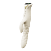 ZALO - Mose 2 - Stotende Rabbit Vibrator – Ivoor Wit-Erotiekvoordeel.nl
