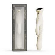 ZALO - Mose 2 - Stotende Rabbit Vibrator – Ivoor Wit-Erotiekvoordeel.nl