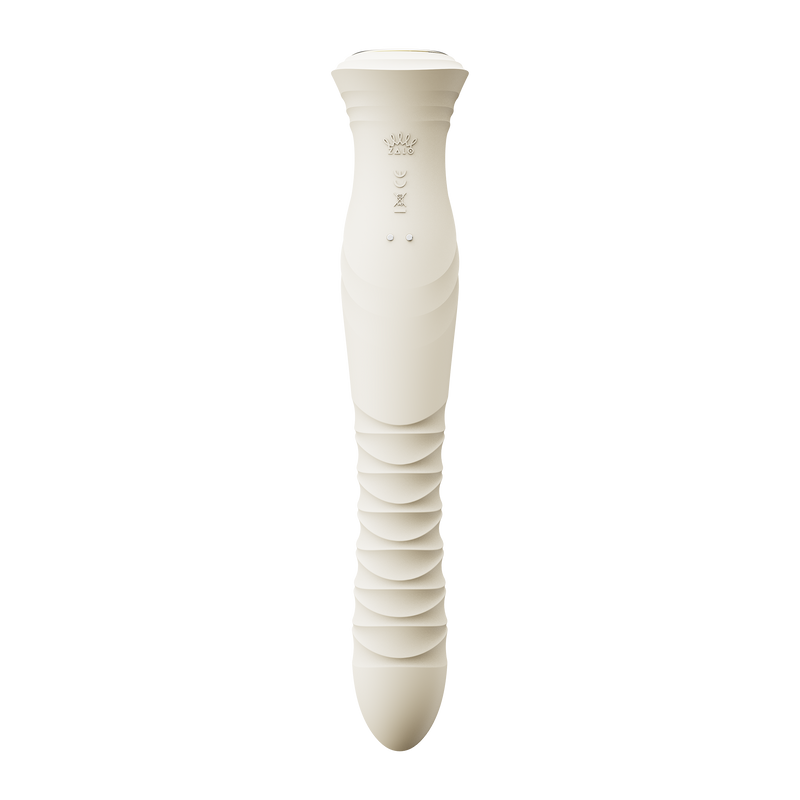 ZALO - Mose 2 - Stotende Rabbit Vibrator – Ivoor Wit-Erotiekvoordeel.nl