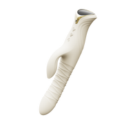 Zalo - Mose 2 - Stotende Rabbit Vibrator – Ivoor Wit-Erotiekvoordeel.nl
