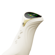 ZALO - Mose 2 - Stotende Rabbit Vibrator – Ivoor Wit-Erotiekvoordeel.nl
