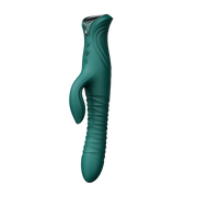 Zalo - Mose 2 - Stotende Rabbit Vibrator – Smaragdgroen-Erotiekvoordeel.nl