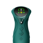Zalo - Mose 2 - Stotende Rabbit Vibrator – Smaragdgroen-Erotiekvoordeel.nl