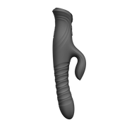 ZALO - Mose 2 - Stotende Rabbit Vibrator – Zwart-Erotiekvoordeel.nl