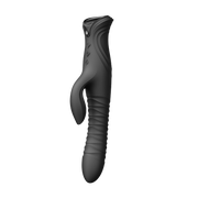 Zalo - Mose 2 - Stotende Rabbit Vibrator – Zwart-Erotiekvoordeel.nl