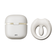 Zalo - Apis - Vibrerende Cockring voor Koppels - App Control - Ivoorwit-Erotiekvoordeel.nl