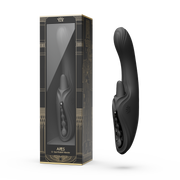 Zalo - Ares - Likkende G-Spot Rabbit Vibrator - Verwarmend - App Control - Obsidian Zwart-Erotiekvoordeel.nl