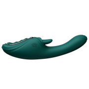 Zalo - Ares - Likkende G-Spot Rabbit Vibrator - Verwarmend - App Control - Smaragd Groen-Erotiekvoordeel.nl