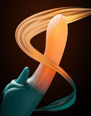Zalo - Ares - Likkende G-Spot Rabbit Vibrator - Verwarmend - App Control - Smaragd Groen-Erotiekvoordeel.nl