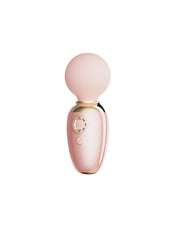Zalo - Ava - Verwarmende Mini Wand Vibrator met App bediening - Lichtroze-Erotiekvoordeel.nl