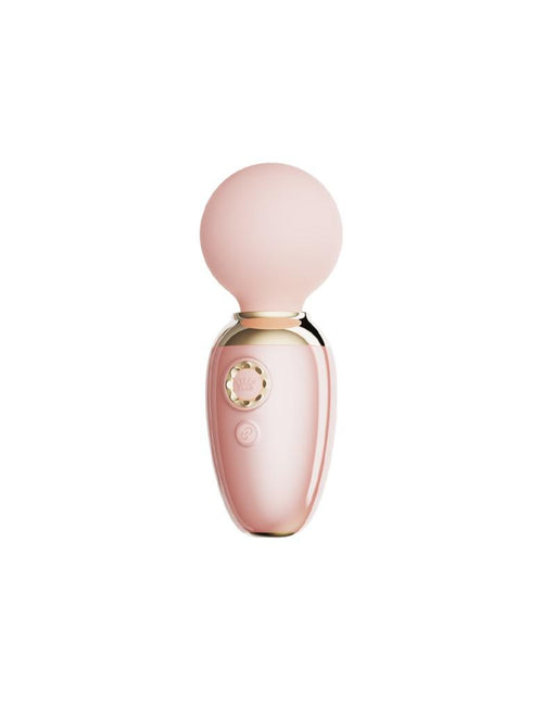Zalo - Ava - Verwarmende Mini Wand Vibrator met App bediening - Lichtroze-Erotiekvoordeel.nl