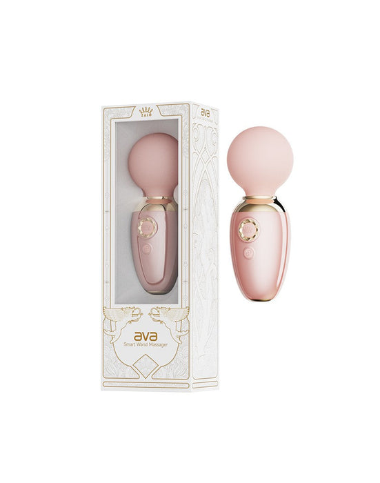 Zalo - Ava - Verwarmende Mini Wandvibrator met App bediening - Lichtroze-Laced-up.nl