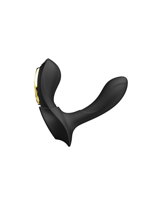 Zalo - Aya - Draagbare Panty Vibrator Met Afstandsbediening - Vibrerend Slipje - Obsidian Zwart-Laced-up.nl