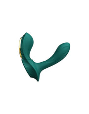 Zalo - Aya - Draagbare Panty Vibrator Met Afstandsbediening - Vibrerend Slipje - Smaragd Groen-Laced-up.nl