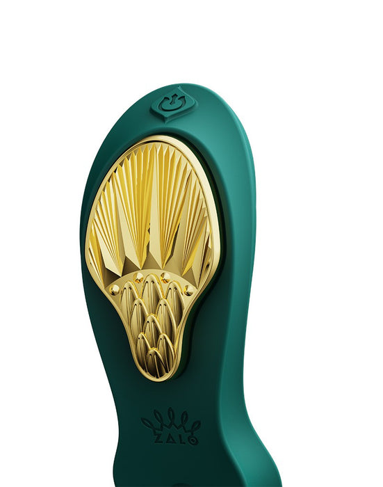 Zalo - Aya - Draagbare Panty Vibrator Met Afstandsbediening - Vibrerend Slipje - Smaragd Groen-Laced-up.nl