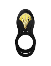 Zalo - Bayek - Vibrerende Cockring & Partner Vibrator Met Afstandsbediening - Obsidian Zwart-Laced-up.nl