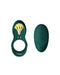 Zalo - Bayek - Vibrerende Cockring & Partner Vibrator Met Afstandsbediening - Smaragdgroen-Laced-up.nl