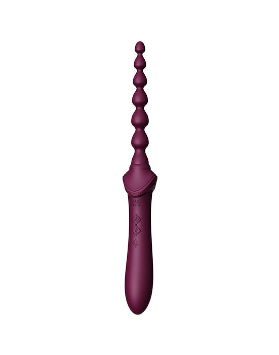 Zalo - Bess 2 - Verwarmde Pinpoint Clitoris Vibrator- Met Extra opzetstukken - Amethyst Paars-Laced-up.nl