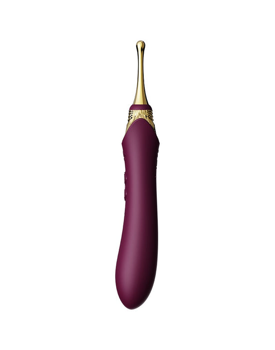 Zalo - Bess 2 - Verwarmde Pinpoint Clitoris Vibrator- Met Extra opzetstukken - Amethyst Paars-Laced-up.nl