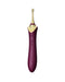 Zalo - Bess 2 - Verwarmde Pinpoint Clitoris Vibrator- Met Extra opzetstukken - Amethyst Paars-Laced-up.nl