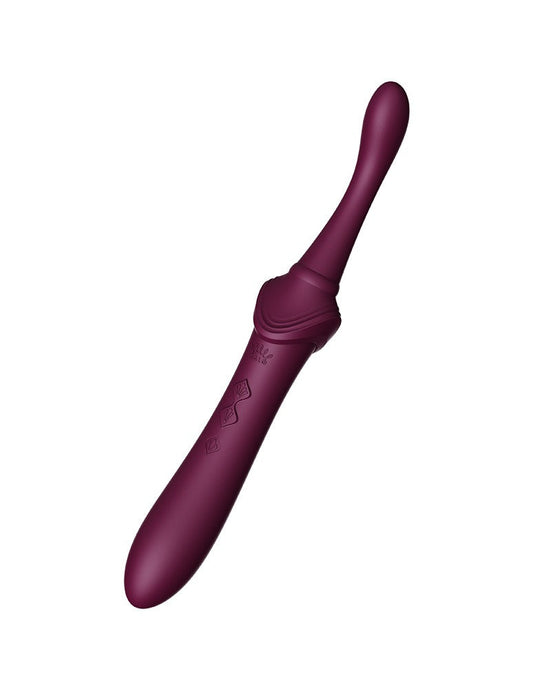 Zalo - Bess 2 - Verwarmde Pinpoint Clitoris Vibrator- Met Extra opzetstukken - Amethyst Paars-Laced-up.nl