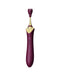 Zalo - Bess 2 - Verwarmde Pinpoint Clitoris Vibrator- Met Extra opzetstukken - Amethyst Paars-Laced-up.nl