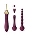 Zalo - Bess 2 - Verwarmde Pinpoint Clitoris Vibrator- Met Extra opzetstukken - Amethyst Paars-Laced-up.nl