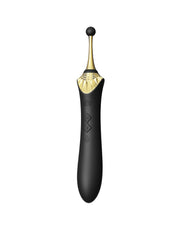 Zalo - Bess 2 - Verwarmde Pinpoint Clitoris Vibrator- Met Extra opzetstukken - Obsidian Zwart-Laced-up.nl