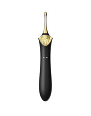 Zalo - Bess 2 - Verwarmde Pinpoint Clitoris Vibrator- Met Extra opzetstukken - Obsidian Zwart-Laced-up.nl