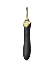 Zalo - Bess 2 - Verwarmde Pinpoint Clitoris Vibrator- Met Extra opzetstukken - Obsidian Zwart-Laced-up.nl