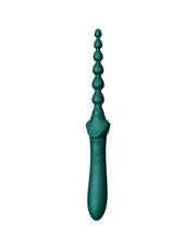 Zalo - Bess 2 - Verwarmde Pinpoint Clitoris Vibrator- Met Extra opzetstukken - Smaragdgroen-Laced-up.nl