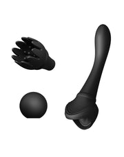 Zalo - Bess - Clitoris Pinpoint Vibrator - Met Extra opzetstukken - Obsidian Zwart-Laced-up.nl