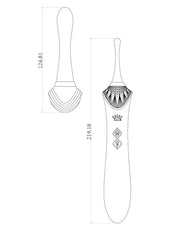 Zalo - Bess - Clitoris Pinpoint Vibrator - Met Extra opzetstukken - Obsidian Zwart-Laced-up.nl