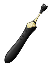 Zalo - Bess - Clitoris Pinpoint Vibrator - Met Extra opzetstukken - Obsidian Zwart-Laced-up.nl