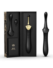 Zalo - Bess - Clitoris Pinpoint Vibrator - Met Extra opzetstukken - Obsidian Zwart-Laced-up.nl