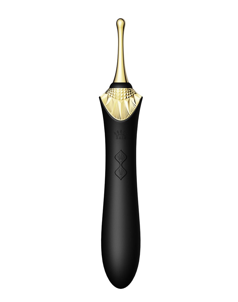 Zalo - Bess - Clitoris Pinpoint Vibrator - Met Extra opzetstukken - Obsidian Zwart-Laced-up.nl