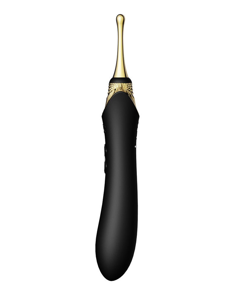 Zalo - Bess - Clitoris Pinpoint Vibrator - Met Extra opzetstukken - Obsidian Zwart-Laced-up.nl